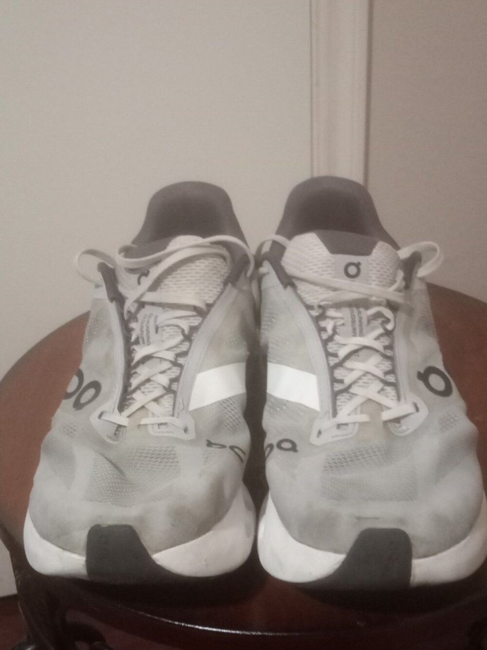 On Cloudsurfer Next 3ME30020070 Gray/White Running Shoes Sneakers Men Sz 9.5 - Picture 6 of 13